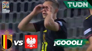 ¡GOLEADA! Trossard recorta y anota | Bélgica 3-1 Polonia | UEFA Nations League 2022 - J2 | TUDN