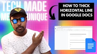 How to thick horizontal line in google docs | google docs horizontal line | google docs tutorial