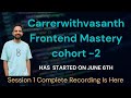 CareerWithVasanth Frontend Mastery Cohort 2 | Session 1 | JavaScript Runtime & Event Loop