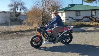 Honda VF500 Interceptor First ride.