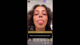 Malu Trevejo instagram live| August 4 ,2020