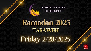 Islamic Center of Aubrey Taraweh Night 1