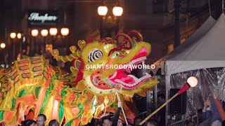 Lion Dance, Golden Dragon & Firecrackers Dragon Year Chinese New Year Parade 202