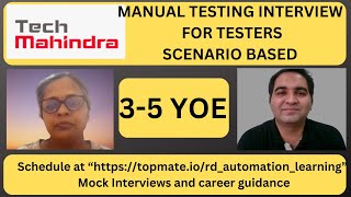 Managerial Testing Interview Questions| Scenario Based Questions| RD Automation Learning