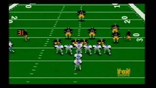 Madden NFL 96 Sega Genesis Dallas Cowboys vs Pittsburgh Steelers