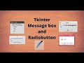 Python tkinter radiobutton