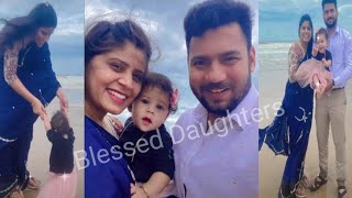 A Day At The BEACH 🥰 |EnoshKumar Anna\u0026Heaven Joy Akka❤️JANESSA DAVETTA PAUL|Blessed Daughters