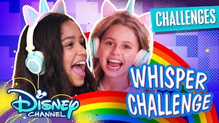 Whisper Challenge 💭 | Ruth & Ruby's Sleepover | Disney Channel