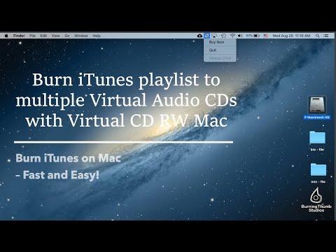 Virtual CD RW: Burn iTunes playlist to multiple Virtual Audio CDs Virtual CD RW: Burn iTunes playlist to multiple Virtual Audio CDs