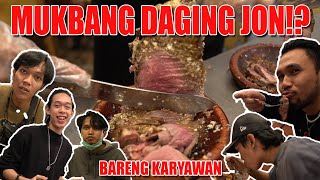 MAKAN DAGING BRAZIL SEPUASNYA SAMPE TEPAR, KARYAWAN PERBAIKAN GIZI‼️