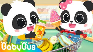 Let's Go to Market! | Learn Colors | Little Baby Panda World 7 | Nursery Rhymes | Kids Song |BabyBus