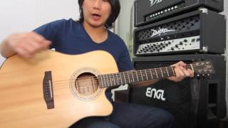 อ.โอ๋ รีวิวกีตาร์โปร่งไฟฟ้า TYMA HDCE-300 NS Acoustic Electric Guitar Demonstration