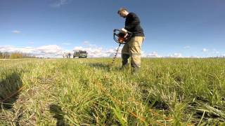 Borehole drilling for 12-gauge seismic source