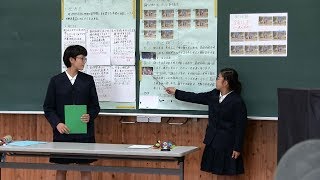 種子島の学校活動：伊関小学校啓明発表会高学年新地節発表