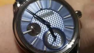 Watchesandart.com - Groenefeld 1941 Remontoire with guilloche dial in blue