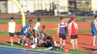 Jack's 1st discus throw, 87 feet 3 inches, District Track and Field Meet, Robinson HS, 1 May 2013