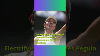 Tennis WTA Shock and awe on the court as Pegula takes down Svitolina ⚡🎾 #shorts