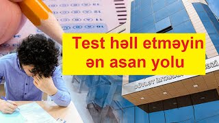 Test həll etməyin ən asan yolu. Emil Agayev ilə Tarix