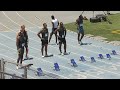 american track league los angeles july 18 men s 100m prelims