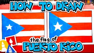 How To Draw The Puerto Rico Flag