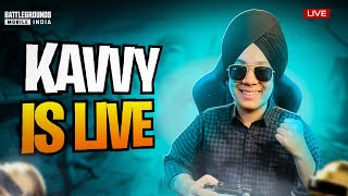 BGMI LIVE | RANK PUSH | WITH KAVVY GAMING YT