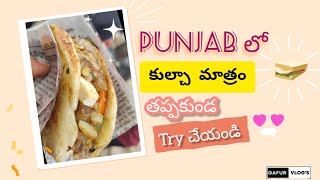 Punjab లో కుల్చా మాత్రం తప్పకుండ try చేయండి..🍔#punjabi #punjab