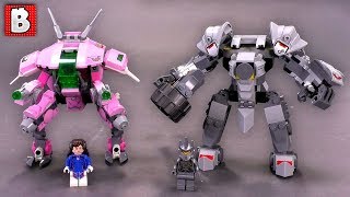 D.Va \u0026 Reinhardt LEGO Overwatch Review!!! Set 75973