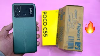 Poco C55 Unboxing From Flipkart | The Budget King Smartphone🔥