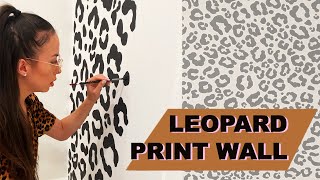 Leopard Print Mural | Paint With Me