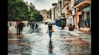 PLOVDIV Walking in The RAIN  Ancient City Streets #rain #autumn #walking #shorts