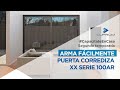 ¡Capacítate en Casa! Arma Fácilmente Puerta Corrediza XX Serie 100AR