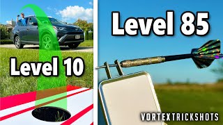 TRICK SHOTS from Level 1 to Level 100 | Inspired by That's Amazing