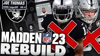 Every Player on Every Team Is 0 Overall... Rebuilding The Las Vegas Raiders... Madden 23 Franchise