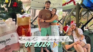 LAST 2024 VLOG: Christmas Camping, Time with Friends \u0026 Family, Vlogmas Day 23-25 \u0026 Christmas Cleanup