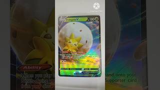 Pokemon Cards. Eldegoss V and Clemont's Luxray EX