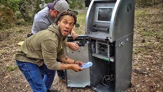 We shot an ATM and found $50,000 inside!!!!!
