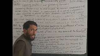 Lec#14 Counting problems and generating function