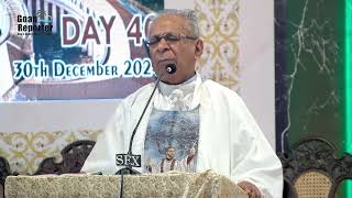 Goan Reporter News: Fr. Joseph Salema 6 AM Konkani Mass Sermon | 30 Dec | SFX Exposition Day 40