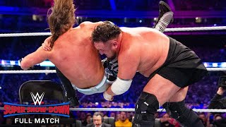 FULL MATCH - AJ Styles vs. Samoa Joe - WWE Title Match: WWE Super Show-Down 2018