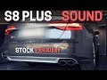 Audi S8 plus 605 HP EXHAUST SOUND STOCK ORIGINAL