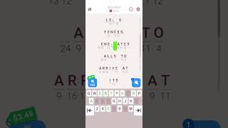 cryptogram: word logic puzzles (code 1492) level 13