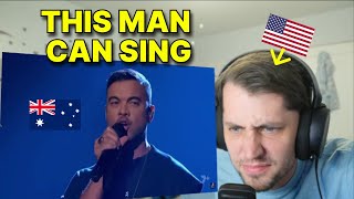 American reacts to Guy Sebastian's AMAZING performance