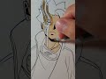 Drawing Boruto Otsutsuki Mode #shorts