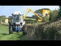 ford 7810 iii silver jubilee and mcconnel hedgecutter