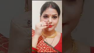 How to wear marathi nose pin #shorts #ytshorts #marathilook #gudipadwa