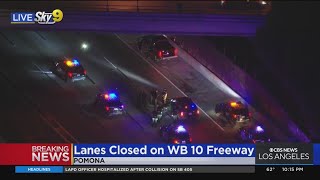 Authorities close westbound 10 freeway after pursuit