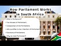 Parliament in South Africa - Composition | Membership | Functions | National Assembly | NCOP