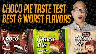 Korean Snacks CHOCO PIE Review | Best \u0026 Worst Choco Pie Flavors | Taste Test Challenge