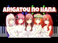 Arigatou no Hana, Eiga Go-Toubun no Hanayome • OST Ending Piano Synthesia TOSOOP