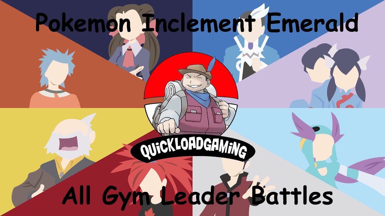 Pokemon Inclement Emerald ALL GYM LEADERS - YouTube